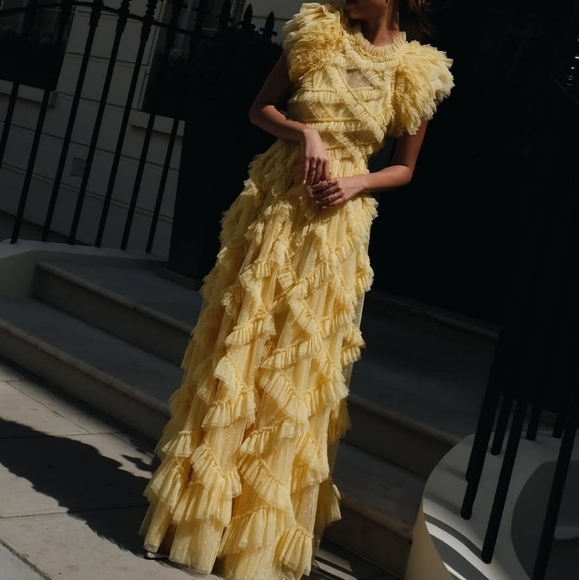 BHLDN Needle & Thread Dress size US 6 $749 - Picture 2 of 11